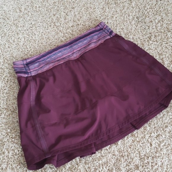 Lululemon Pace Rival Skirt Skort Size 4 Tall - Picture 3 of 7